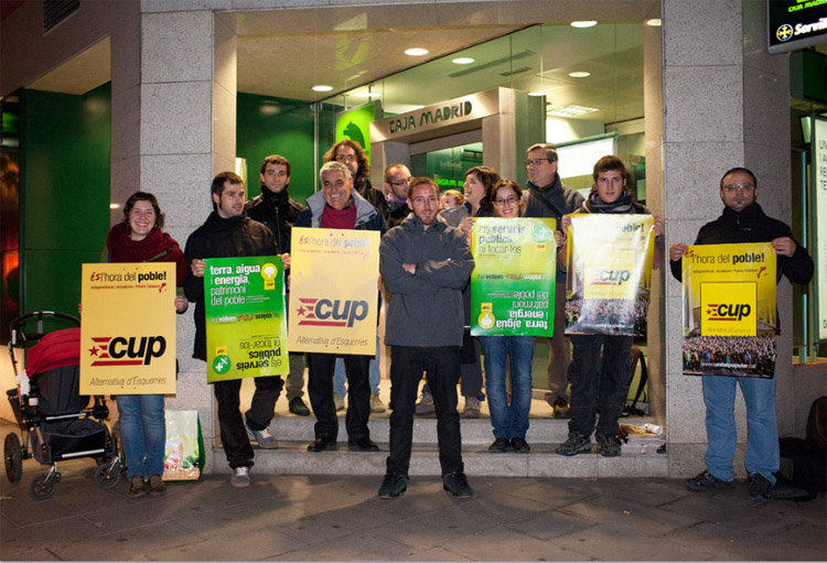 La CUP-AE es presenta com la veu de les lluites populars al Parlament