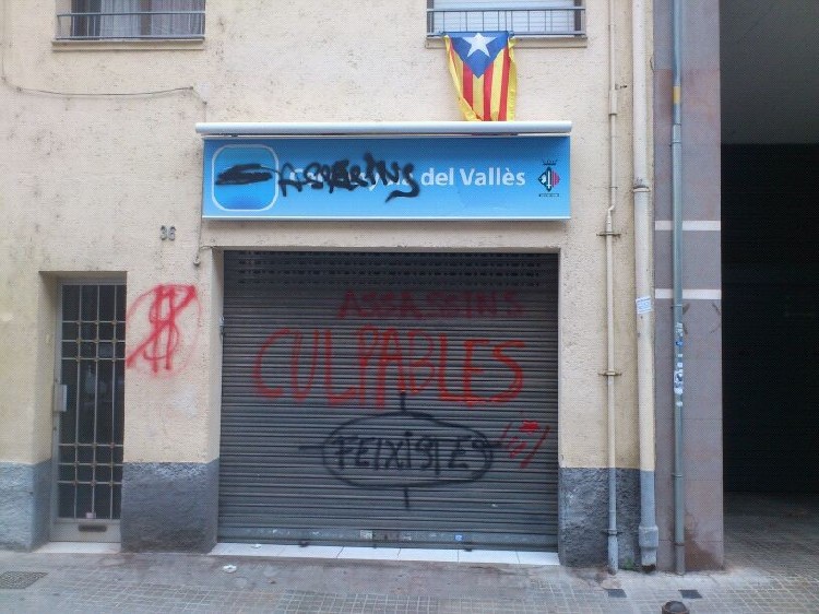 El PP denuncia el tercer atac en quatre mesos a la seva seu