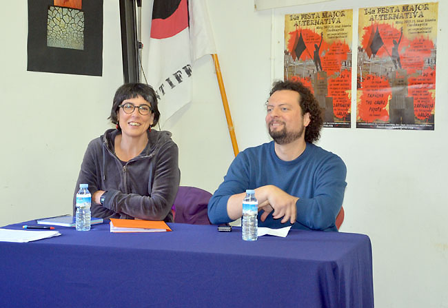 L'actualitat del Centre Direccional en un dels actes de la Festa Major Alternativa