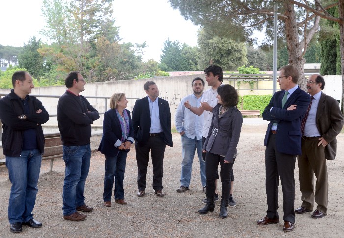 Visita del diputat de Territori i Sostenibilitat de la Diputació