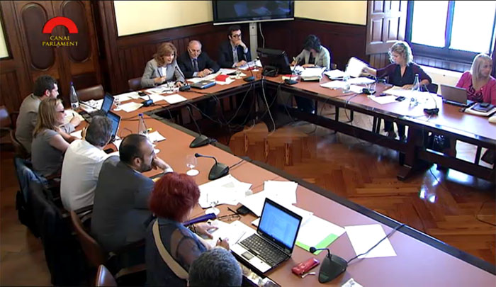 Cop del Parlament a l'inici de la planificació del Direccional de Recoder