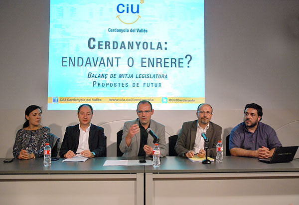 CiU reclama planificació i valentia per avançar cap a la Cerdanyola del futur
