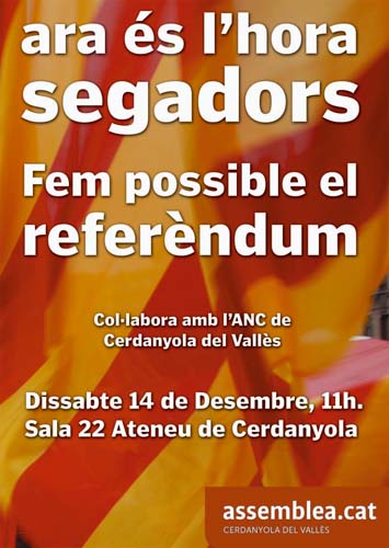 Cerdanyola per la Independència, satisfeta amb la pregunta de la consulta