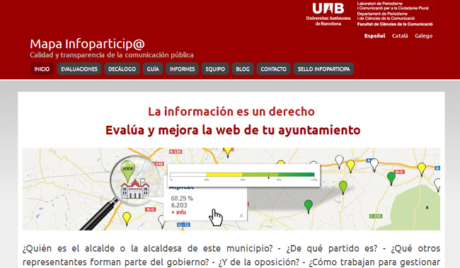 La UAB analitza la transparència informativa de les webs municipals