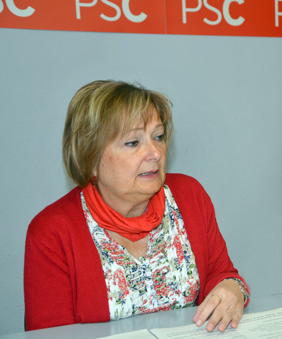 Carme Carmona, candidata del PSC a la relecció amb el suport del 85% de l'assemblea