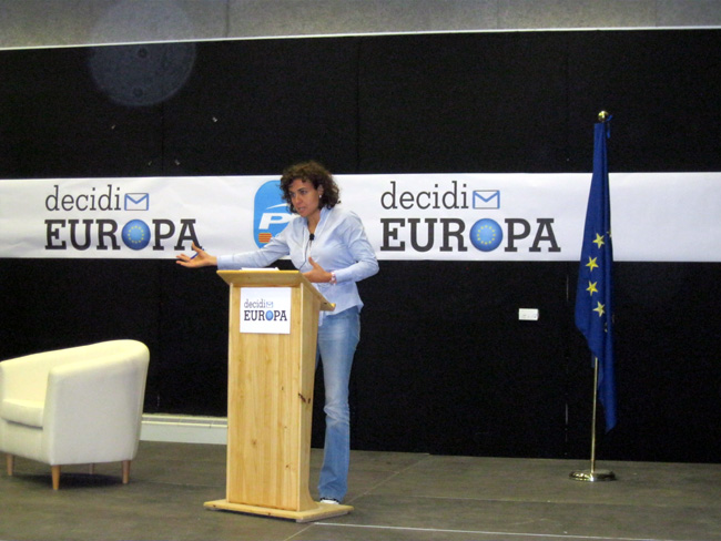 Dolors Montserrat apel·la al vot útil a Europa contra la crisi i la ruptura