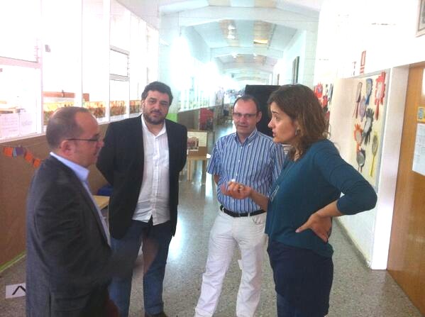 Carles Campuzano (CiU) s'interessa per la inclusió de nens sords a l'Escoleta