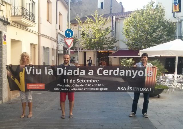 Cerdanyola per la Independència programa activitats de suport a la campanya 'Ara és l'hora' al voltant de la Diada