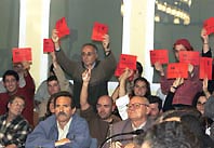 L'oposició deixa sol al govern en l'aprovació del conveni del Centre Direccional