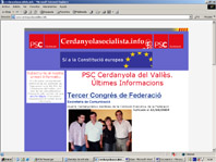 El PSC obre un nou canal d'informació: el web cerdanyolasocialista