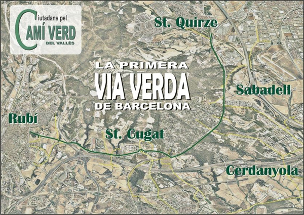Ciutadans pel Camí Verd critiquen el concurs per estudiar el Vial Interpolar entre Sant Cugat i Sant Pau del riu Sec