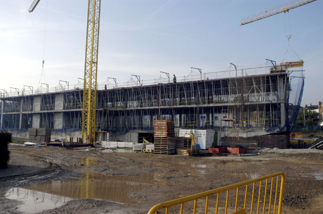 Els 112 habitatges protegits de lloguer de La Clota avancen a bon ritme