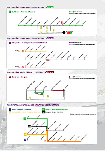 La línia 7 de l'estació Cerdanyola-Universitat, una de les afectades pel servei alternatiu de rodalies Renfe