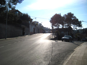 La Diputació de Barcelona instal·la un sistema de semàfors a la carretera d'Horta