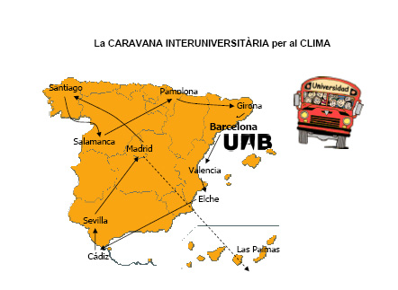 La Caravana pel Clima arribarà demà al campus de la UAB per impulsar la mitigació del canvi climàtic