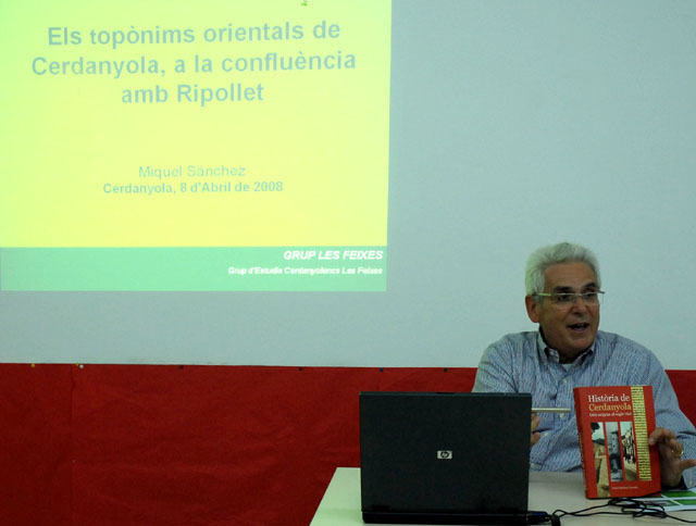 Miquel Sánchez disserta sobre els orígens del noms proposats per al barri de la Uralita