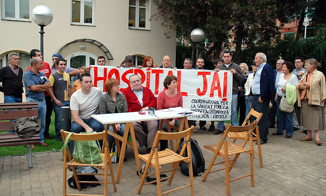 La Plataforma per la Sanitat Pública denuncia manca de transparència de la Mancomunitat sobre l'hospital