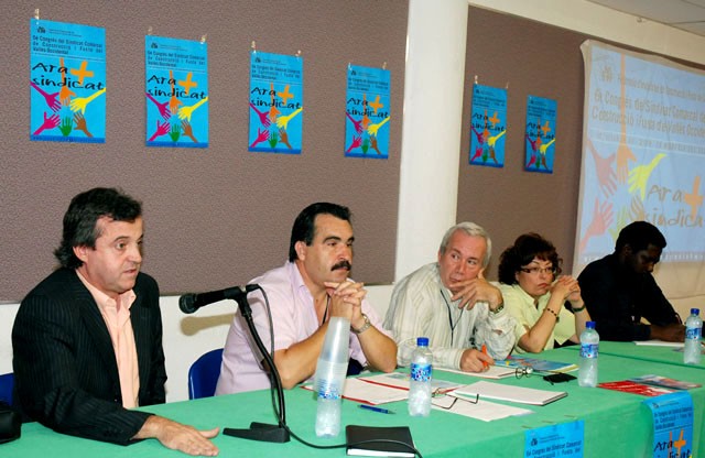 Congrés a Cerdanyola de la Federació de la Construcció i la Fusta del sindicat CC.OO