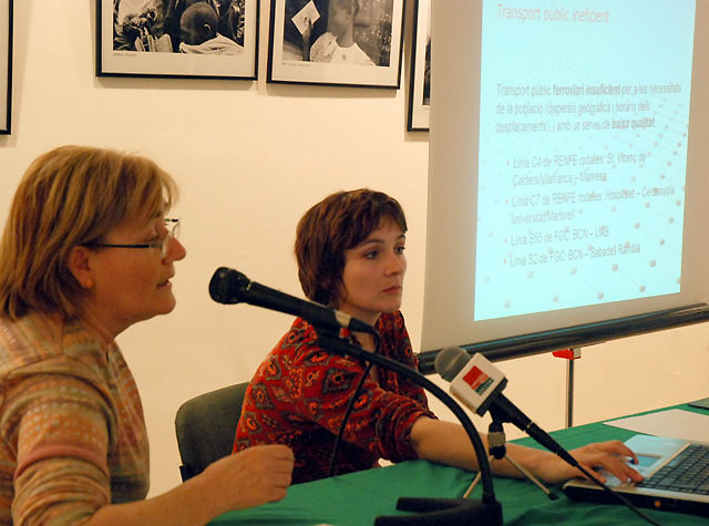 El PAS promou el debat sobre la mobilitat a Cerdanyola