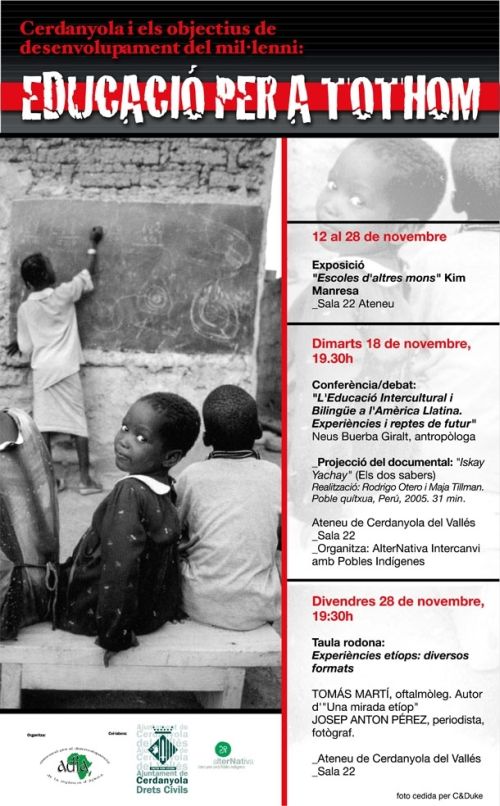 Educació per a tothom, objectiu de desenvolupament del mil·lenni