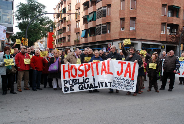 Nova manifestació per reclamar la construcció de l’Hospital Ernest Lluch