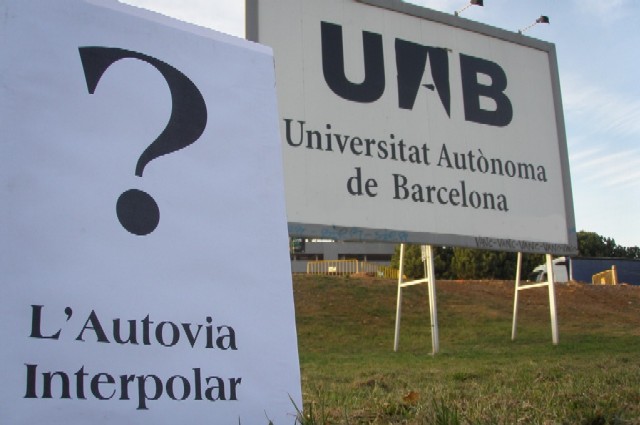 Gent per Bellaterra creu que l´Ajuntament no ha fet res perquè el Pla de Mobilitat de la UAB no inclogui el Vial Interpolar