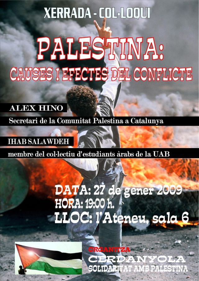 Cerdanyola Solidaritat amb Palestina, nova entitat del municipi