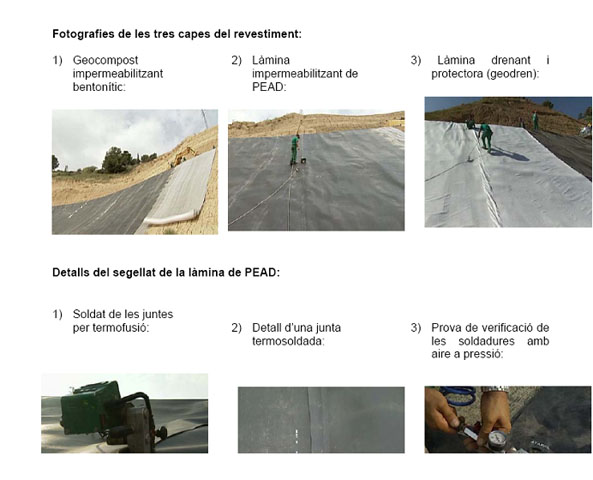 L’Ajuntament afirma que  la impermeabilització de l’antiga argilera Elena és correcta