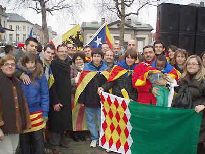 La Plataforma 10 mil a Brussel.les, satisfeta de la manifestació de dissabte