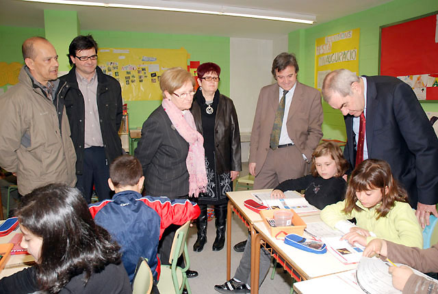 El conseller d´Educació inaugura les obres del col·legi Saltells