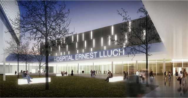 Llum verda a l’enderroc de les naus de Redosa on s’ubicarà l’Hospital Ernest Lluch
