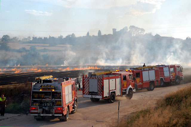 Cremen 2'5 hectàrees entre el castell i la carretera de la UAB