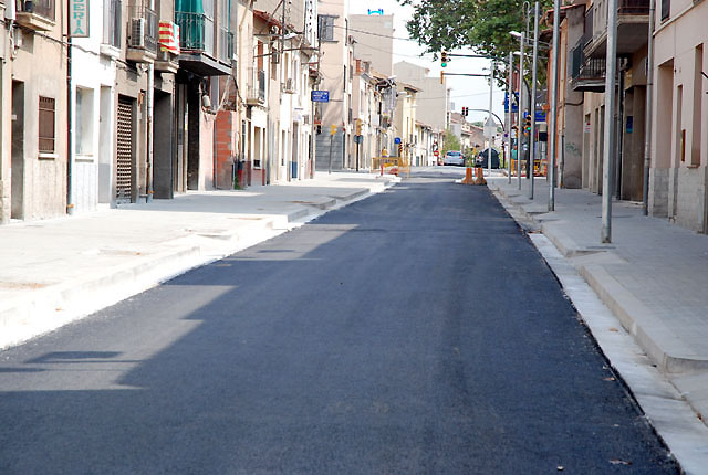 Les obres del carrer de Sant Ramon obliguen a canviar el trànsit en algunes vies urbanes