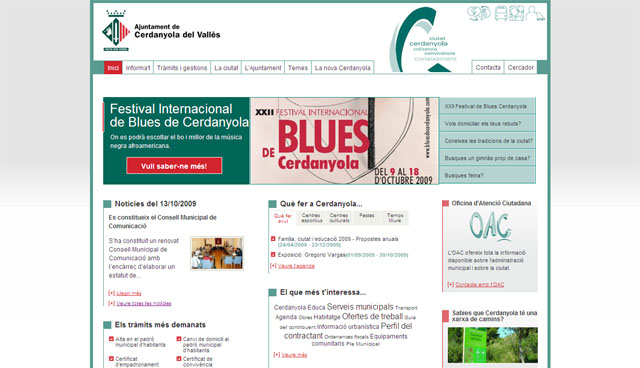 El portal municipal Cerdanyola.cat obre una nova etapa de més interacció i accessibilitat