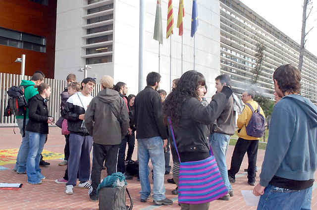 La fiscal retira les acusacions contra els estudiants de la UAB acusats de desordre públic