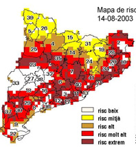 Cerdanyola envia un camió-cisterna per ajudar en l'extinció de focs forestals