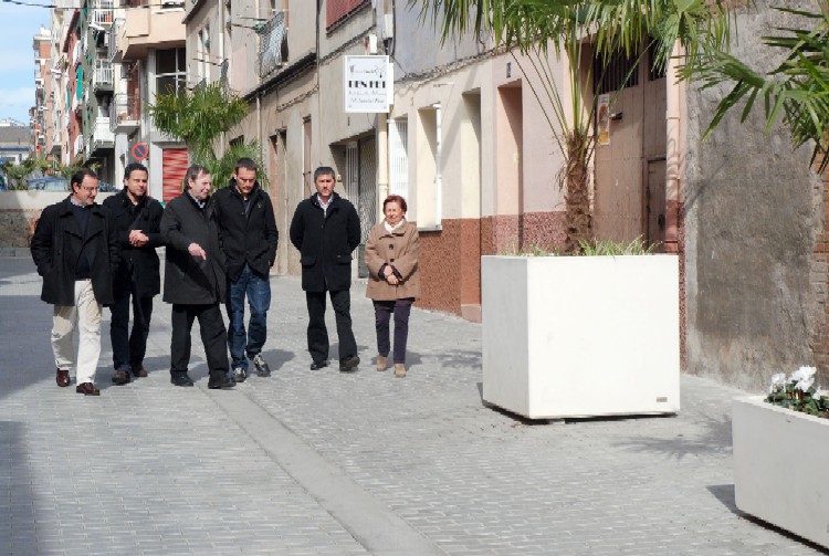 Els sector Quatre Cantons guanya espais per als vianants