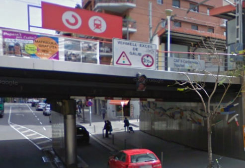 Els treballs de reparació del pont de la Renfe s'inicien aquesta mitjanit