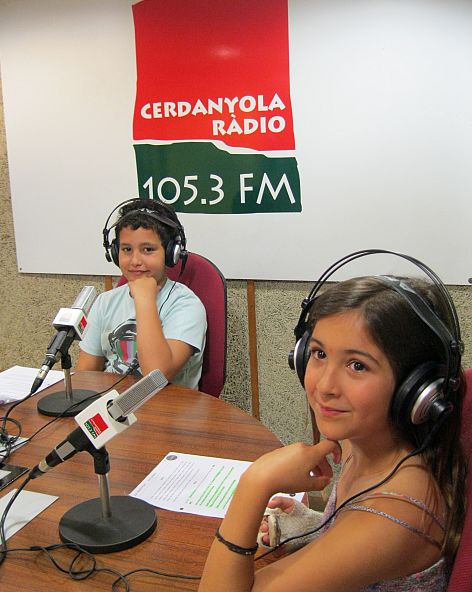 Cerdanyola Ràdio emet el programa del 4t B de L'Escola municipal La Sínia
