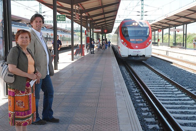 Primer dia feiner a la nova línia de Rodalies R8