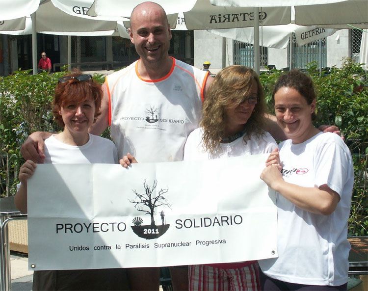 Lluís Carbonell continua donant a conèixer la malaltia de la PSP