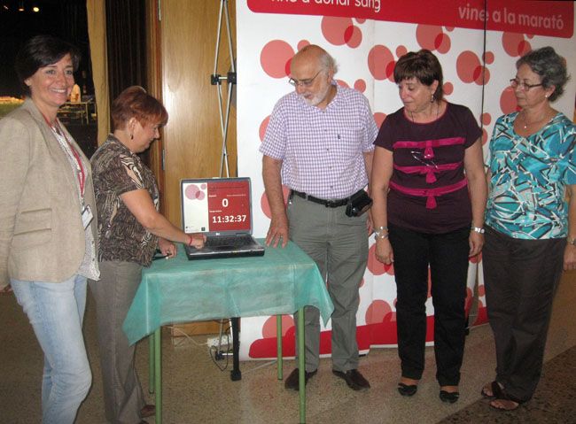 La Marató de donació de sang compta amb la implicació d'entitats i col·lectius locals