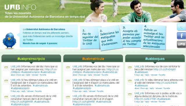 Matrícula de setembre per als estudiants de la UAB