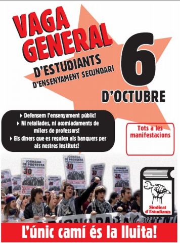 Els alumnes dels instituts de Cerdanyola se sumen massivament a la vaga