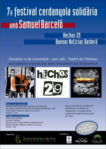 Jornades solidàries de l'església evangèlica i el menjador Josep Rosell