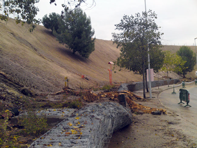 ICV/EUiA critica la gestió de l'obra del talús del carrer de Cardoner