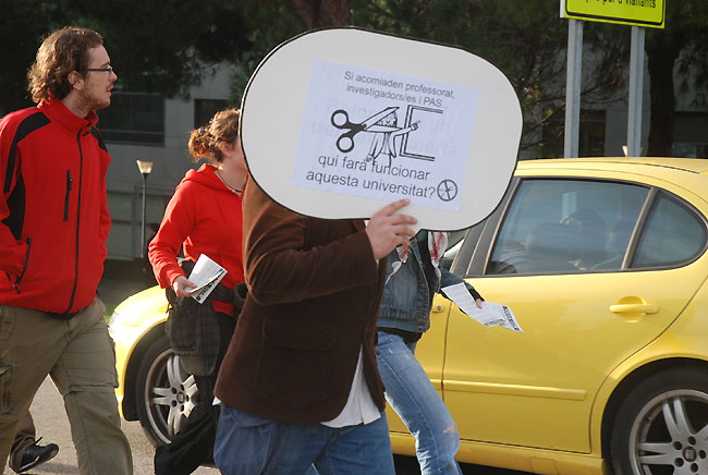 Continuen les mobilitzacions a la UAB