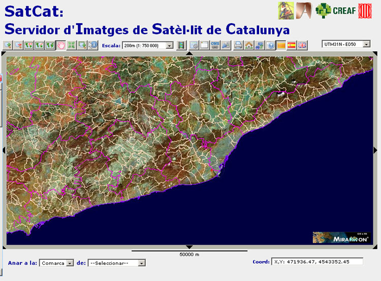 La UAB i el CREAF presenten un banc històric d'imatges del territori català preses pels satèl.lits