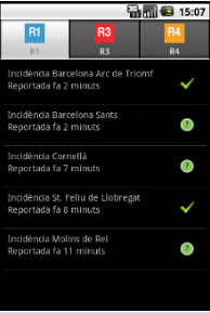 La UAB desenvolupa una aplicació per a mòbils per notificar incidències en transport ferroviari