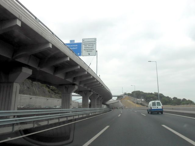 El carril Bus-VAO de la C58 ha entrat avui en servei 